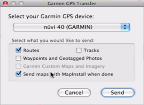 BaseCamp to Garmin GPS topo map install